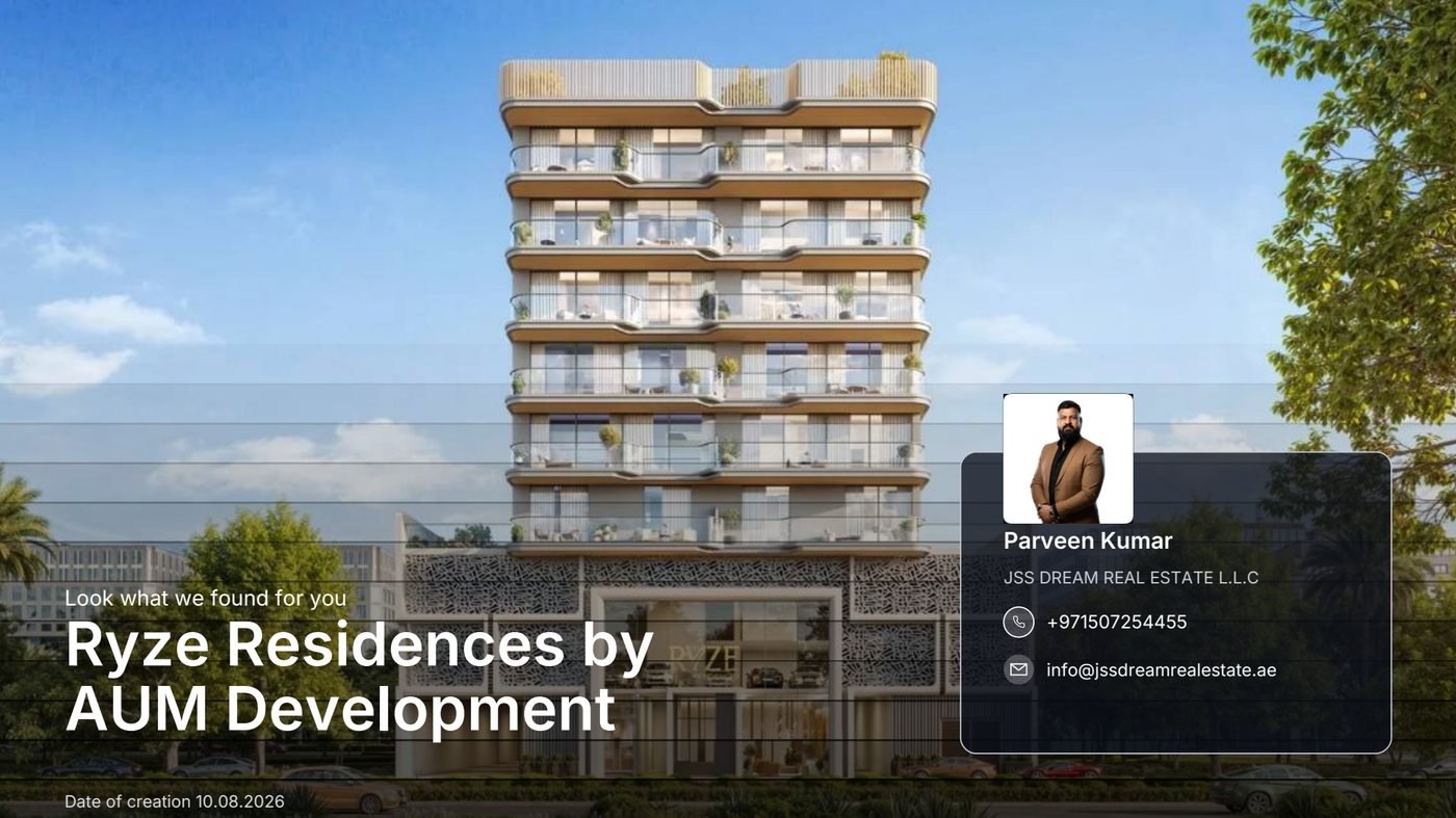 Ryze Residences brochure cover