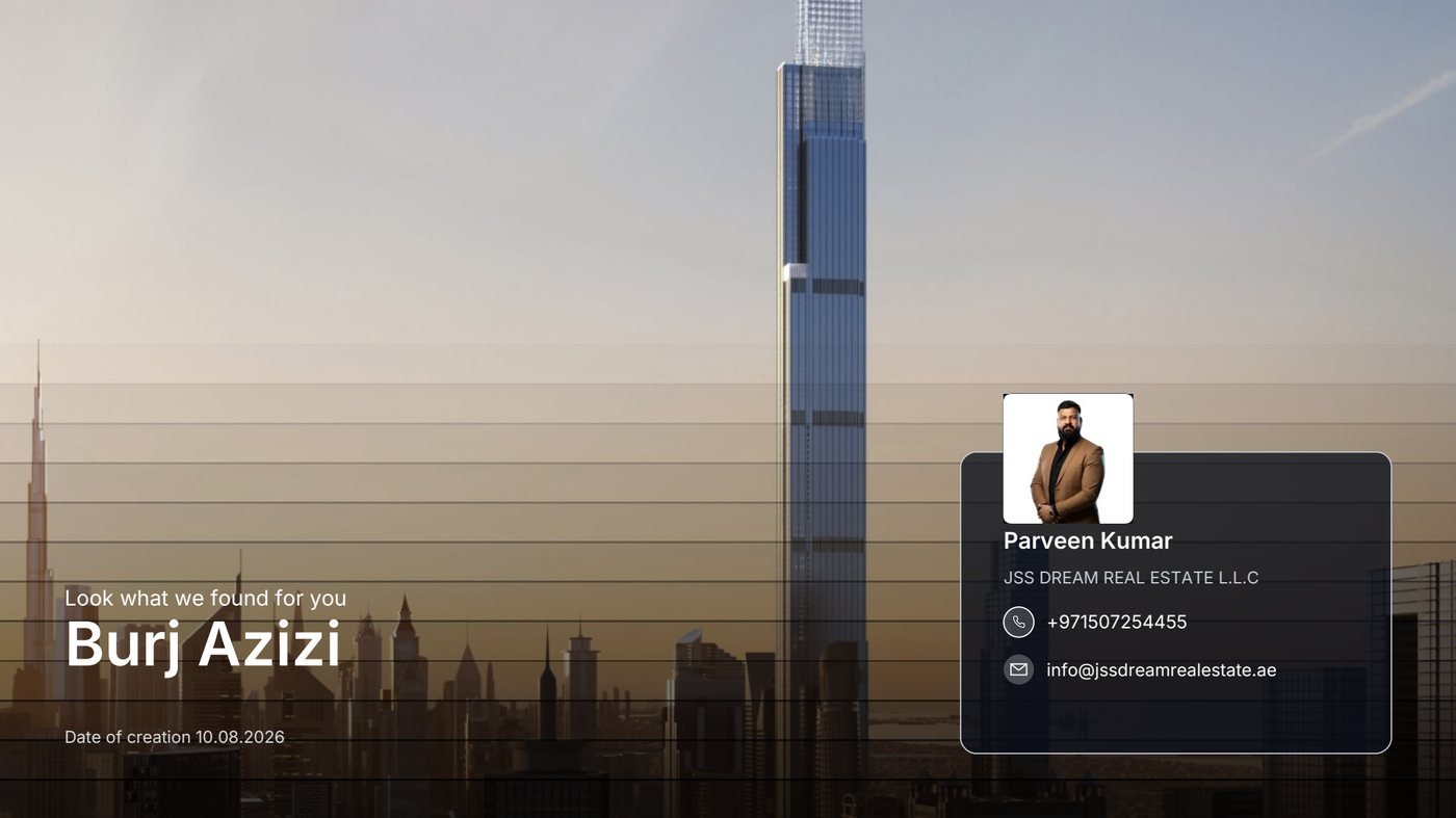 Burj Azizi brochure cover