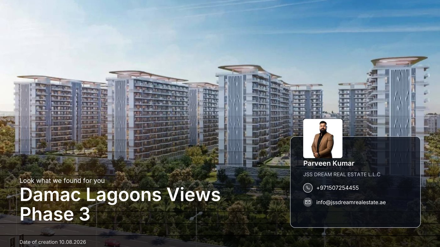 Damac Lagoons Views Phase 3 brochure cover