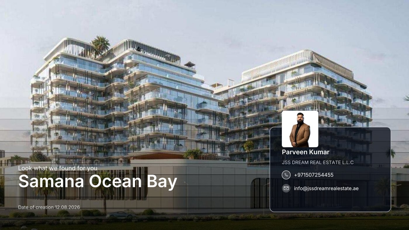 Samana Ocean Bay brochure cover