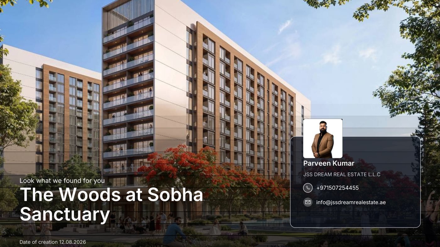 The Woods at Sobha Sanctuary brochure cover