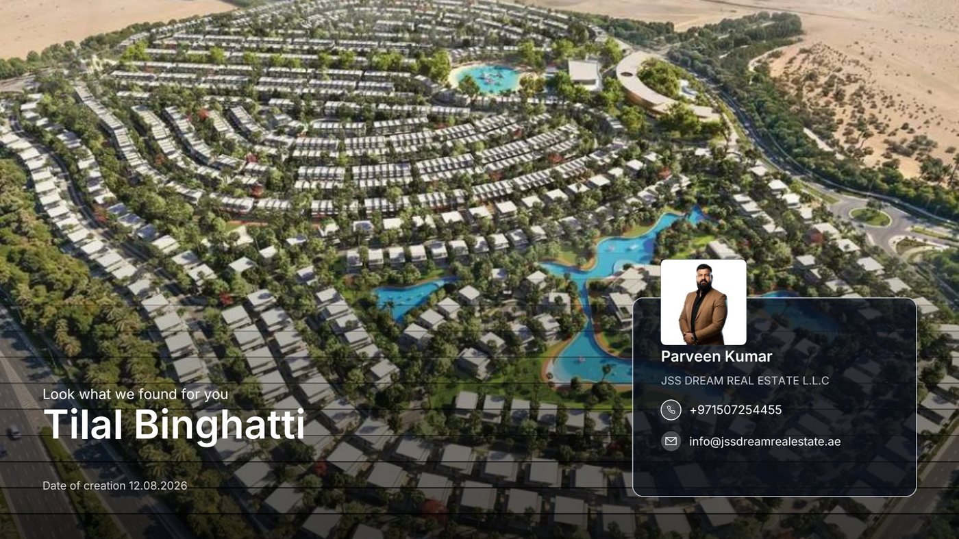 Tilal Binghatti brochure cover