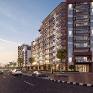 Beach Oasis_Road To Building View